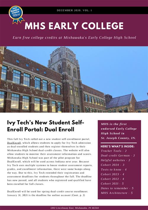 mhs early college newsletter december 2020 